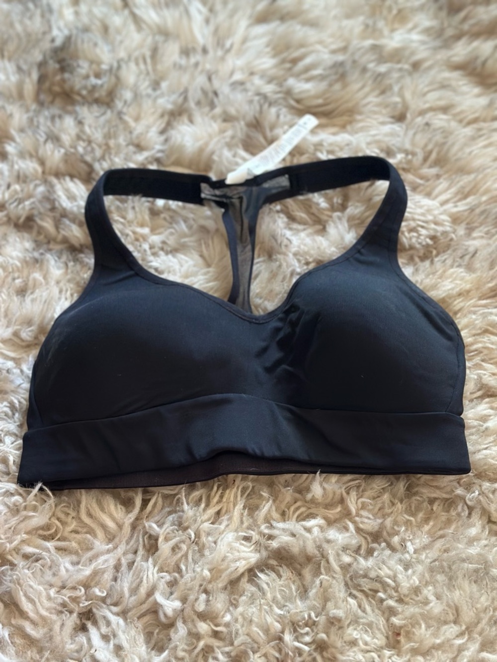 NWOT Lululemon athletica Black Racerback Wireless Bra. Never worn.